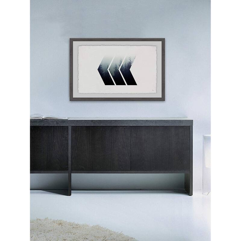Dark Forest Framed Wall Art, Elegant Home Touch - Sophisticated Artwork for Refined Décor