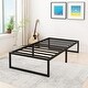 preview thumbnail 10 of 38, VECELO 14 Inch Twin Size Metal Platform Bed Frame,Kids Bed Set of 2, Bed Frame Set of 2