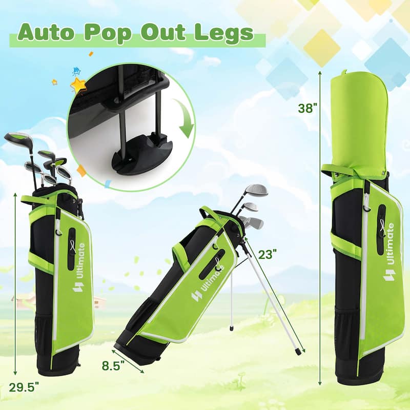 Ultimate Junior Complete Golf Club Set for Kids Age 11-13 Years Old - See Details