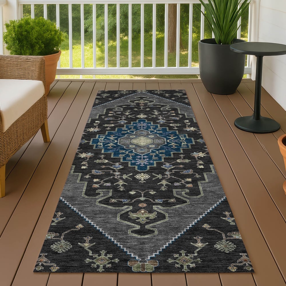 Machine Washable Indoor/ Outdoor Global Marrakesh Chantille Rug