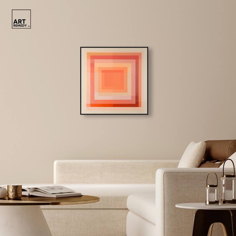 Minimal Color Blocks III Canvas by Art Remedy