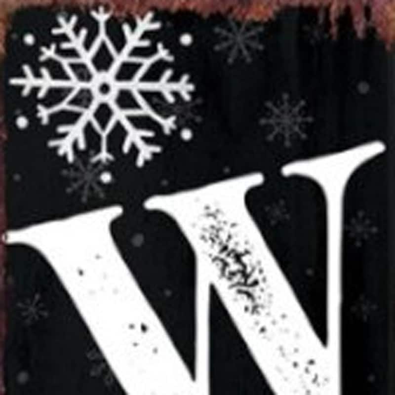 HomeRoots 72" Black And White Solid Wood Welcome Snowman Porch Sign