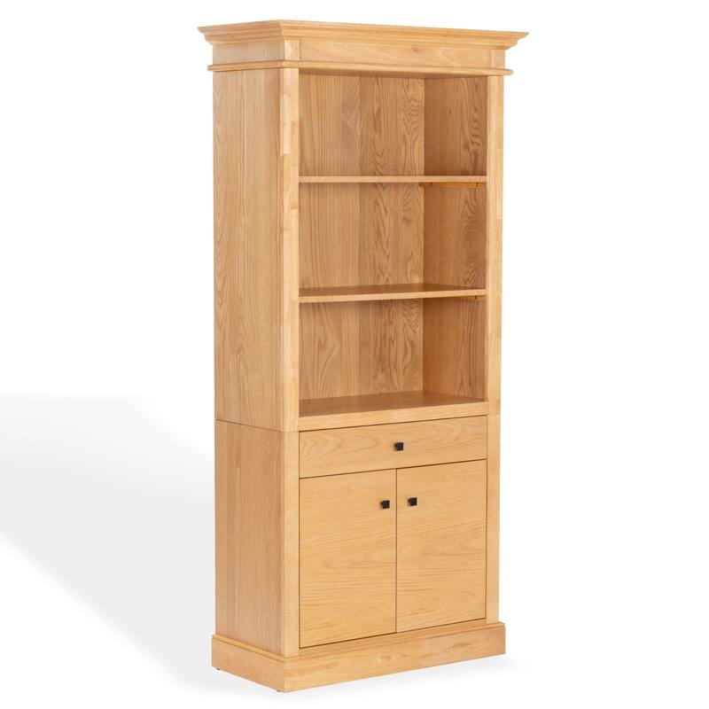 SAFAVIEH Couture Francesco 4-Shelf Wood Bookcase - 36"W x 17"D x 76"H