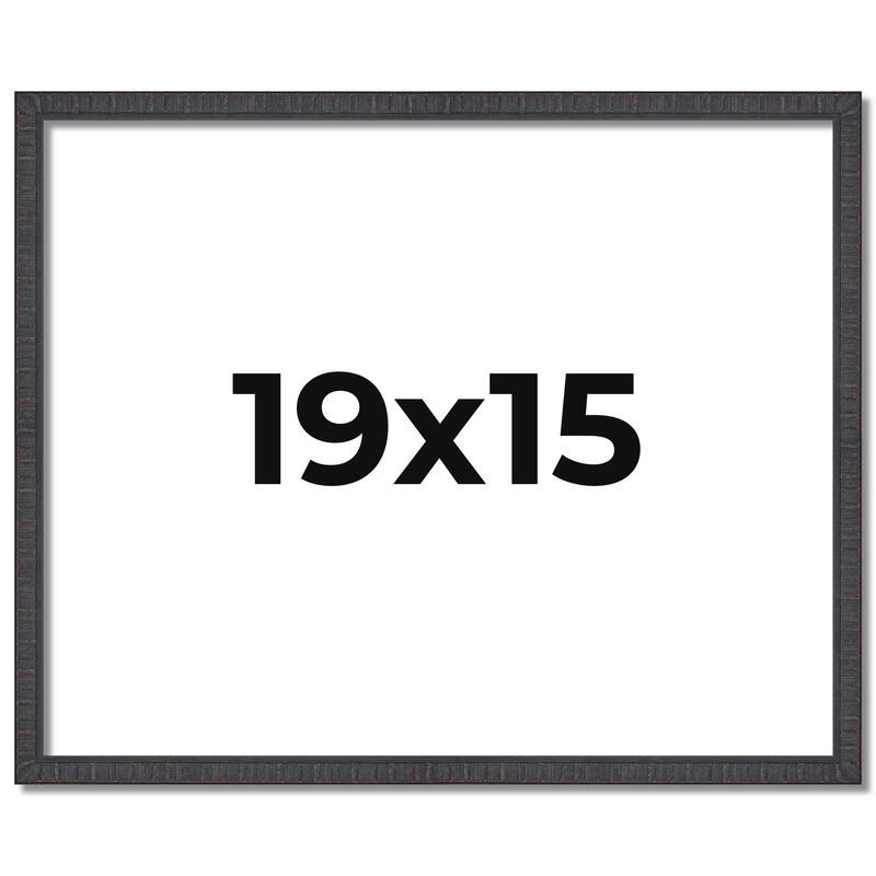 19x15 Frame Brown Picture Frame - Complete Modern Photo Frame Includes