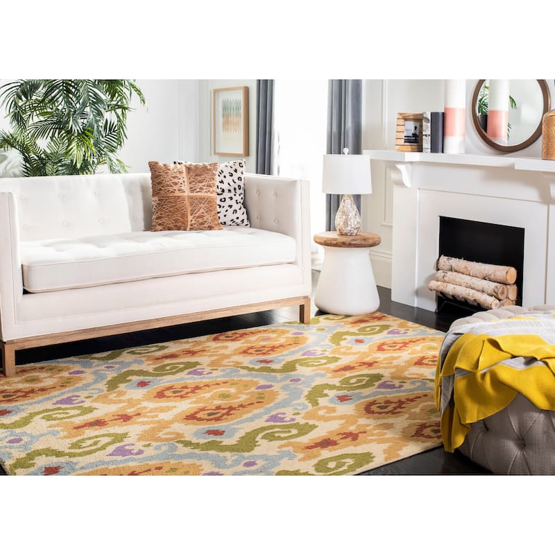SAFAVIEH Hand-hooked Chelsea Vivi Country Oriental Wool Rug