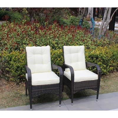 Parson Accent Wicker Chairs