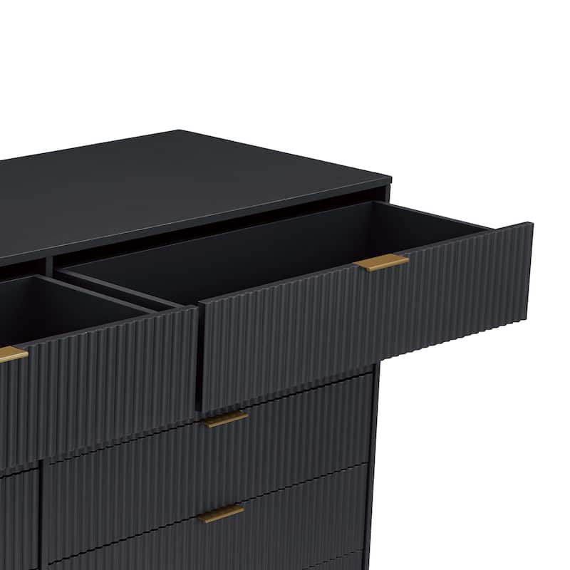 Manhattan Comfort Dumbo Modern 10-Drawer Double Tall Dresser