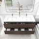 preview thumbnail 16 of 39, Selina 60" Wall Mounted Vanity with Double Sink