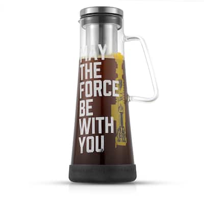 JoyJolt Star Wars Force Cold Brew Coffee Tea Glass Pitcher - 32 oz - 32 oz