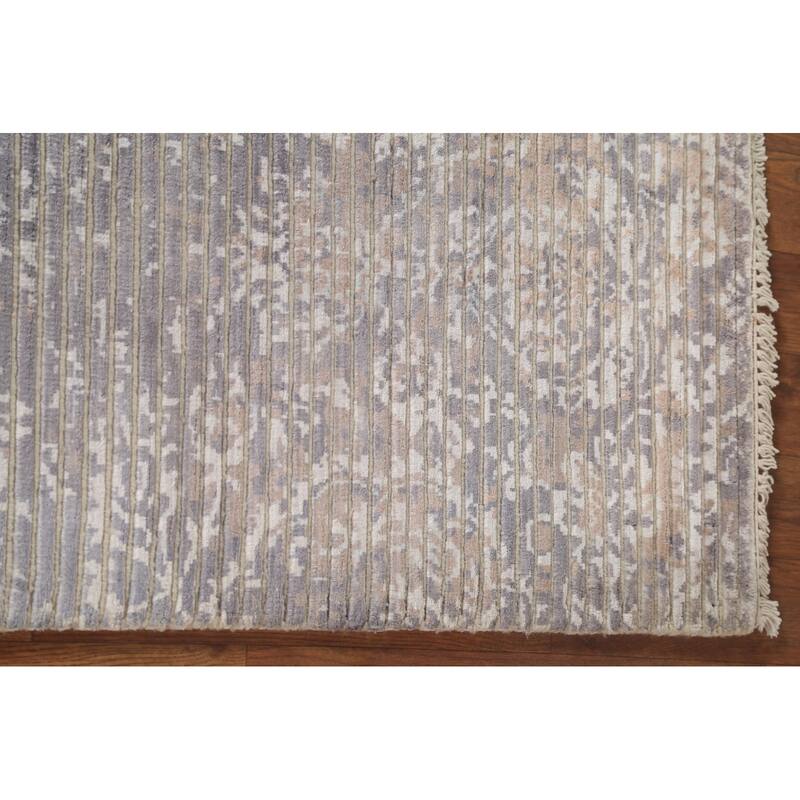 All-Over Abstract Modern Accent Rug Handmade Wool Carpet - 3'0"x 5'3"