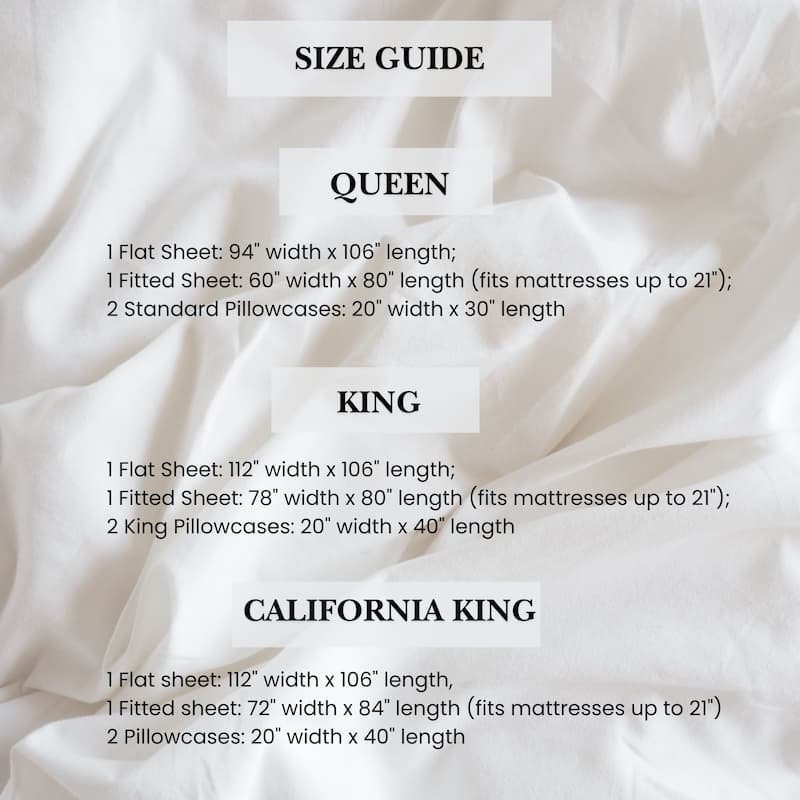 Pointehaven 500 Thread Count Long Staple Cotton Extra Deep Pocket Bed Sheet Set