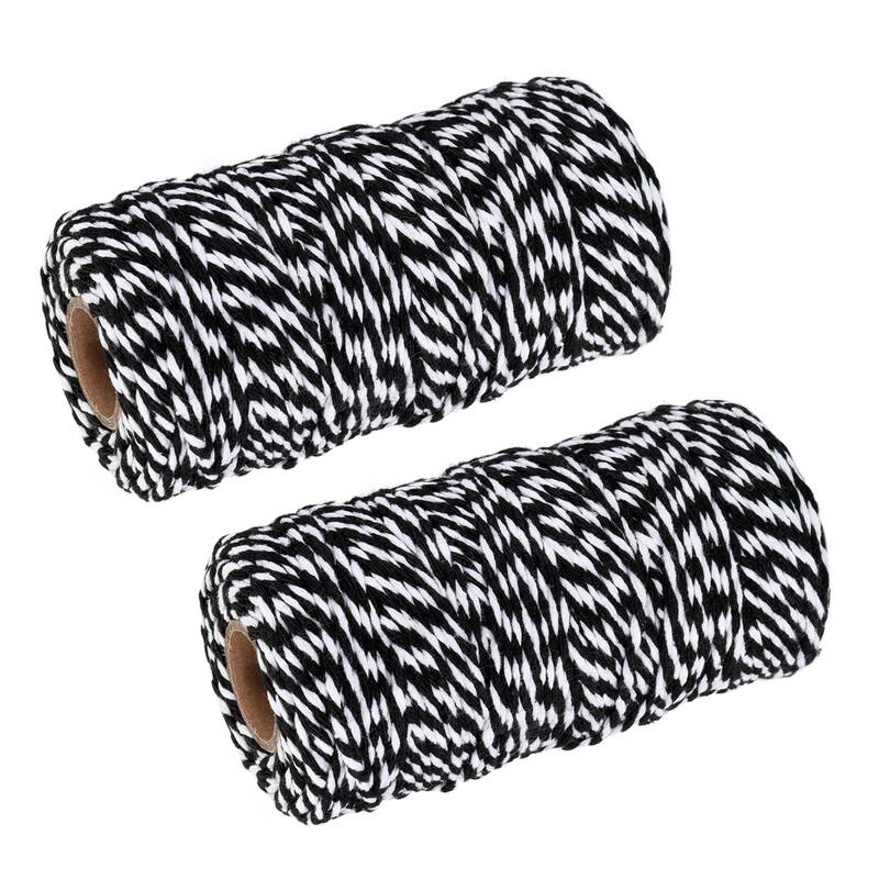 2x Twine Packing String Wrapping Cotton Twine Rope 100M for Christmas