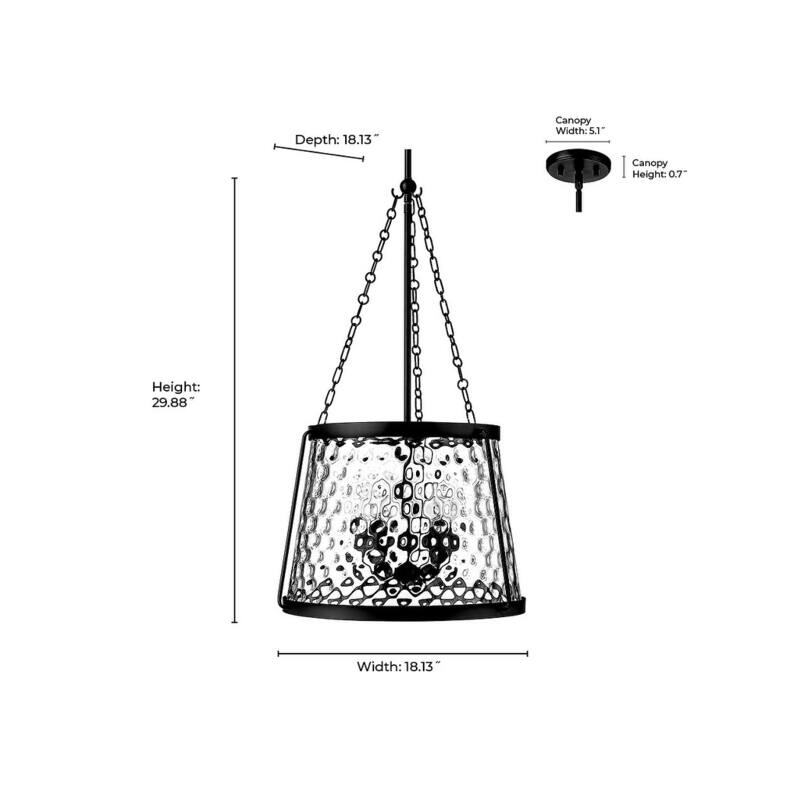 Millennium Lighting 20405 Adabella 5 Light 18" Wide Pendant