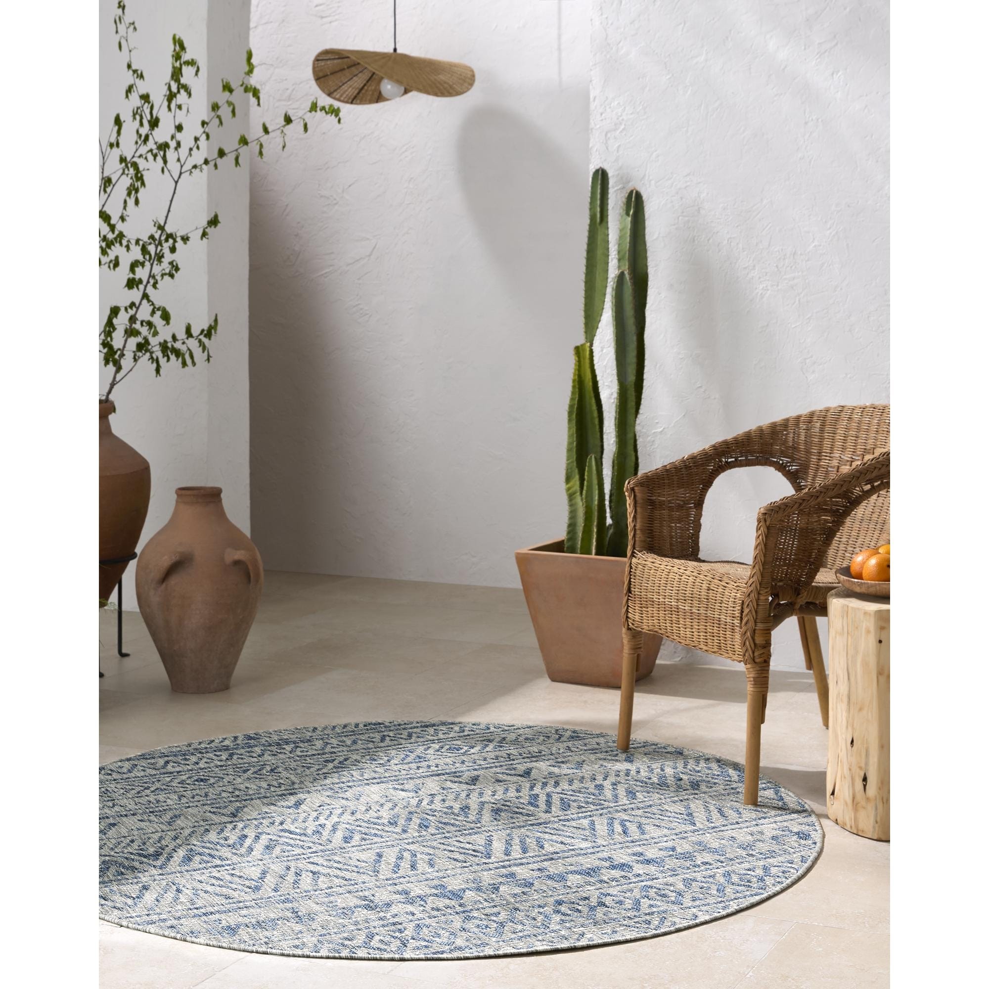 Livabliss Eagean Traditional Indoor/Outdoor Area Rug