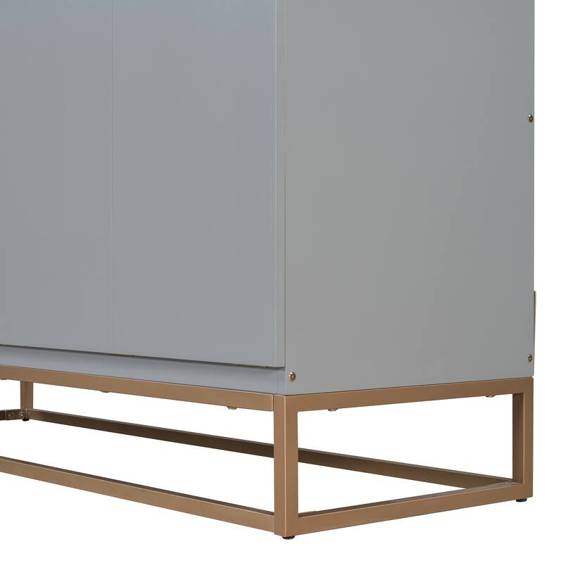 Queen Size Murphy Bed Wall Bed with Iron Legs, Modern Small Room Foldable Bed, Wooden Wall Bed Frame for Home Office