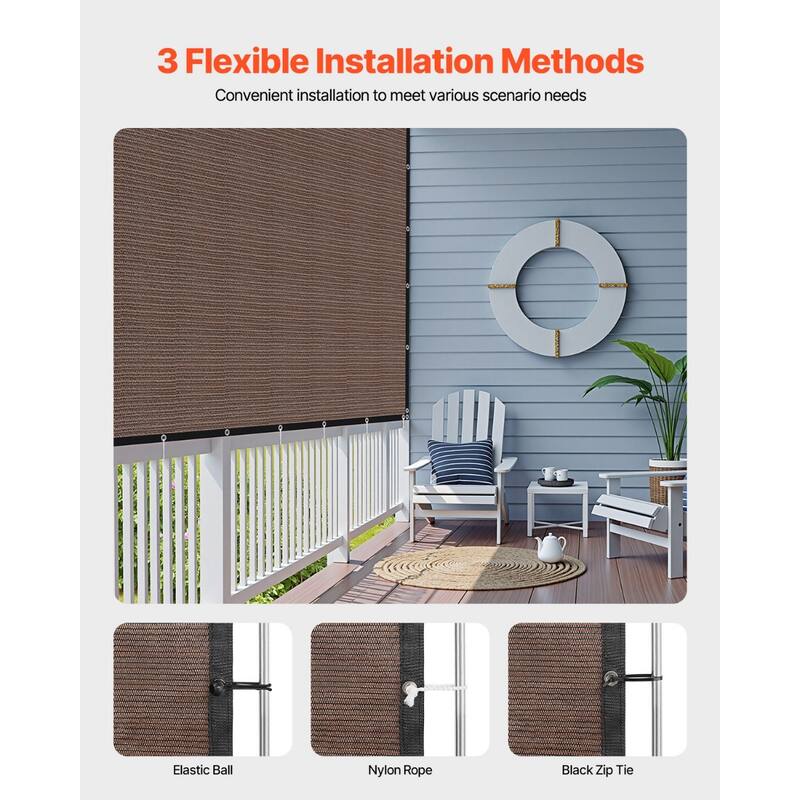 140 GSM HDPE Rectangular Outdoor Shade Cloth with 90%UV Protection Waterproof Sunblock Mesh
