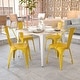 preview thumbnail 102 of 164, Metal Indoor/ Outdoor Stackable Bistro Chair (Set of 4)