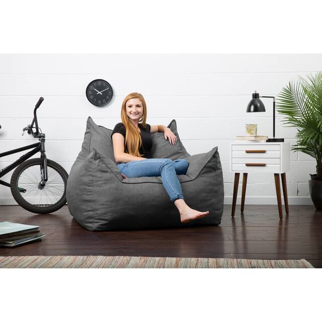 Big Joe Imperial Lounger Fuf Bean Bag Chair Overstock 12991273