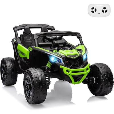 12V Ride on UTV Car, Licensed Can-Am Electric Off-Road Car, Ride on Truck Car for Kids