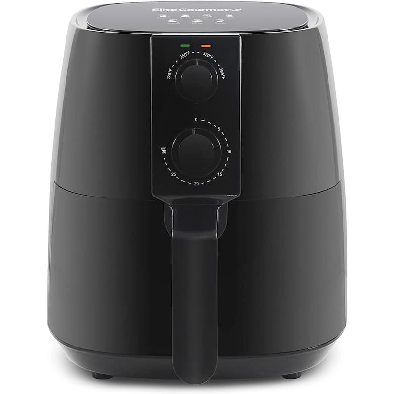 Elite Gourmet 4 Qt. Air Fryer Black - Black