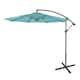 Weller 10-foot Offset Cantilever Hanging Patio Umbrella - Turquoise