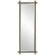 preview thumbnail 1 of 5, Uttermost Abanu Ribbed Gold Dressing Mirror - 22 W X 60.25 H X 1.25 D (in)