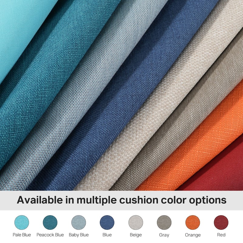 22" W x 24" D x 6" T Water & Fade Resistant Outdoor Lounge Chair Replacement Cushion Set