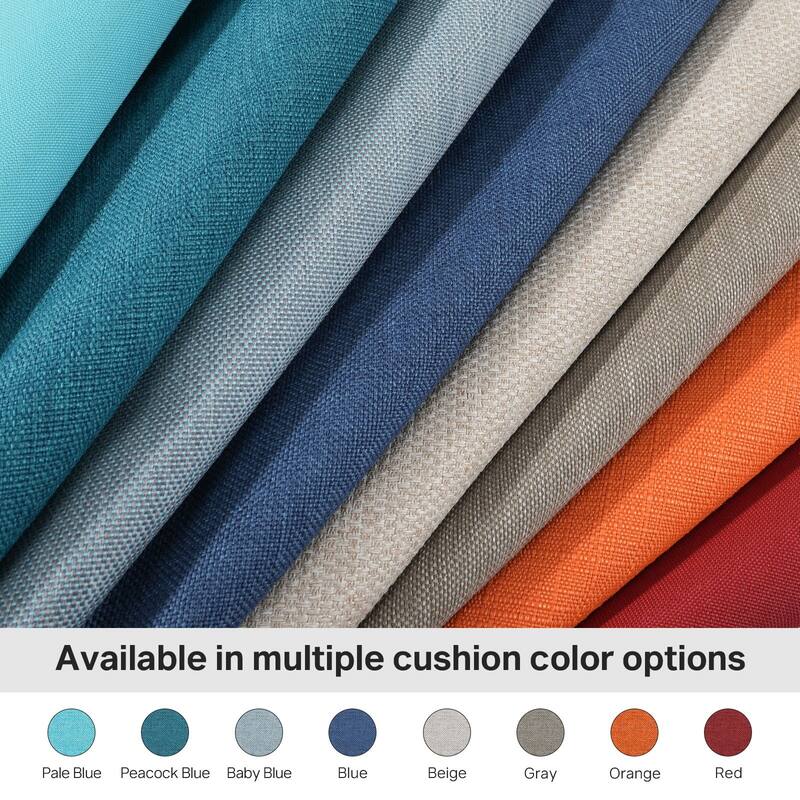 22" W x 24" D x 6" T Outdoor Lounge Chair Replacement Cushion Set Water and Fade Resistant