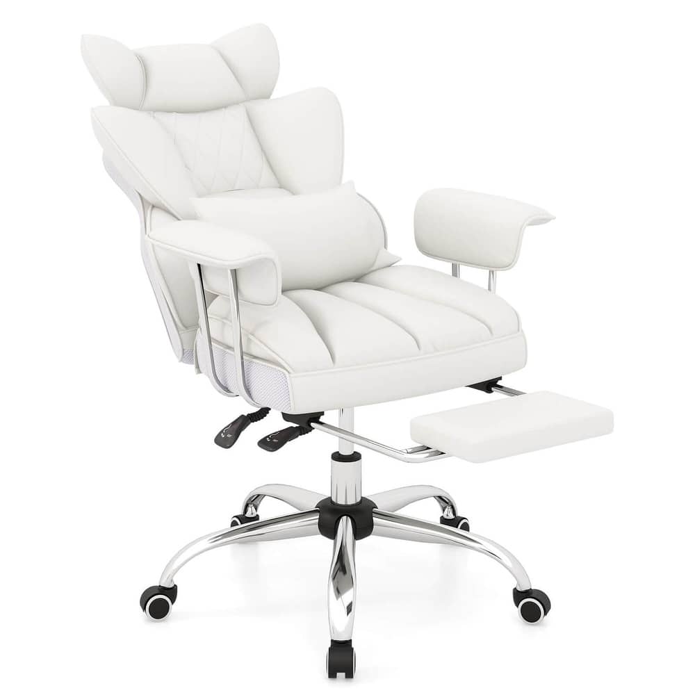 Costway Office Desk Chair Big and Tall Executive Office Chair with - See Details