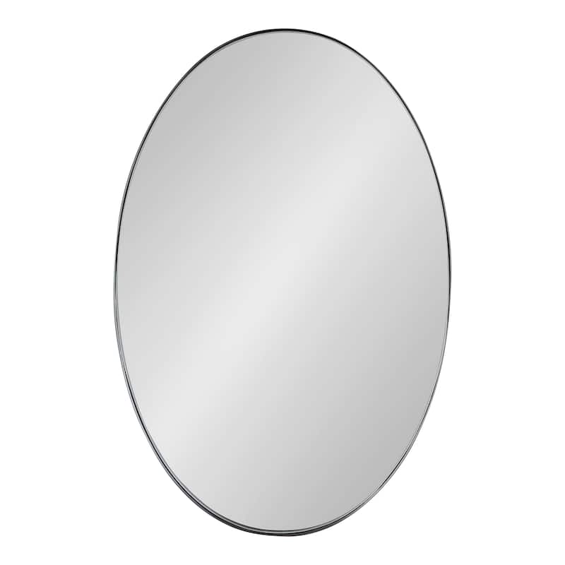 Kate and Laurel Rollo Oval Framed Wall Mirror