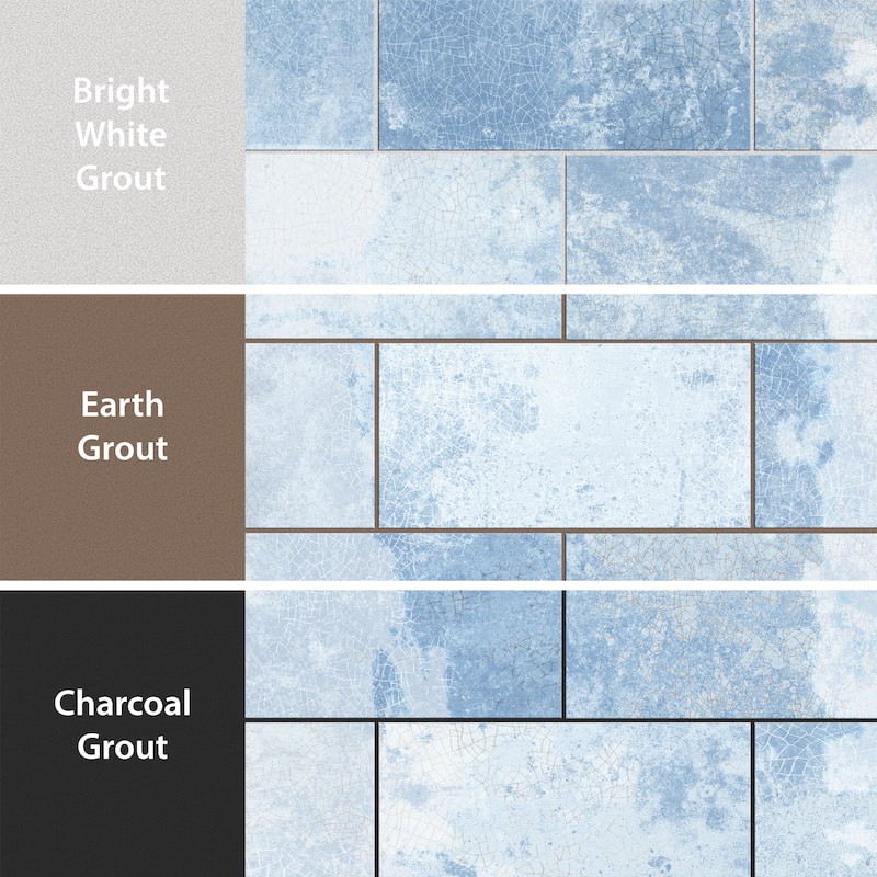 Merola Tile Myst Skyscape 4" x 8" Ceramic Wall Tile