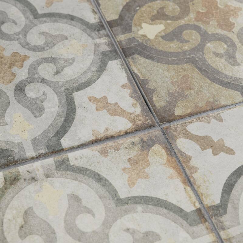 Merola Tile D'Anticatto Decor Palazzo 8-3/4" x 8-3/4" Porcelain Floor and Wall Tile