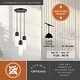 preview thumbnail 8 of 9, Vaxcel Lighting P0423 3 Light 10" Wide Suspension Mini Pendant