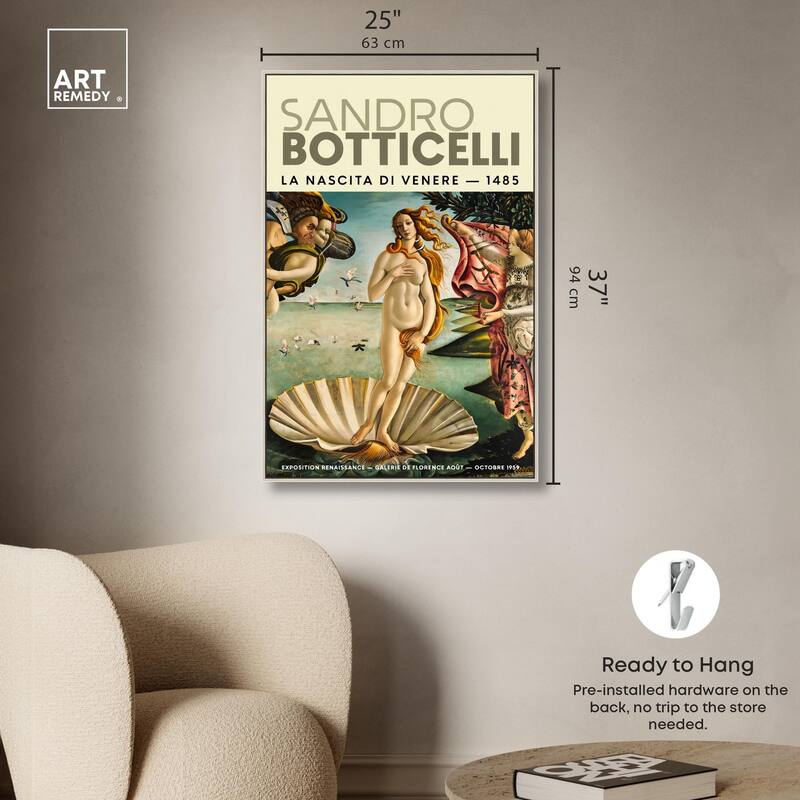 Renaissance Birth of Beauty Canvas by Art Remedy