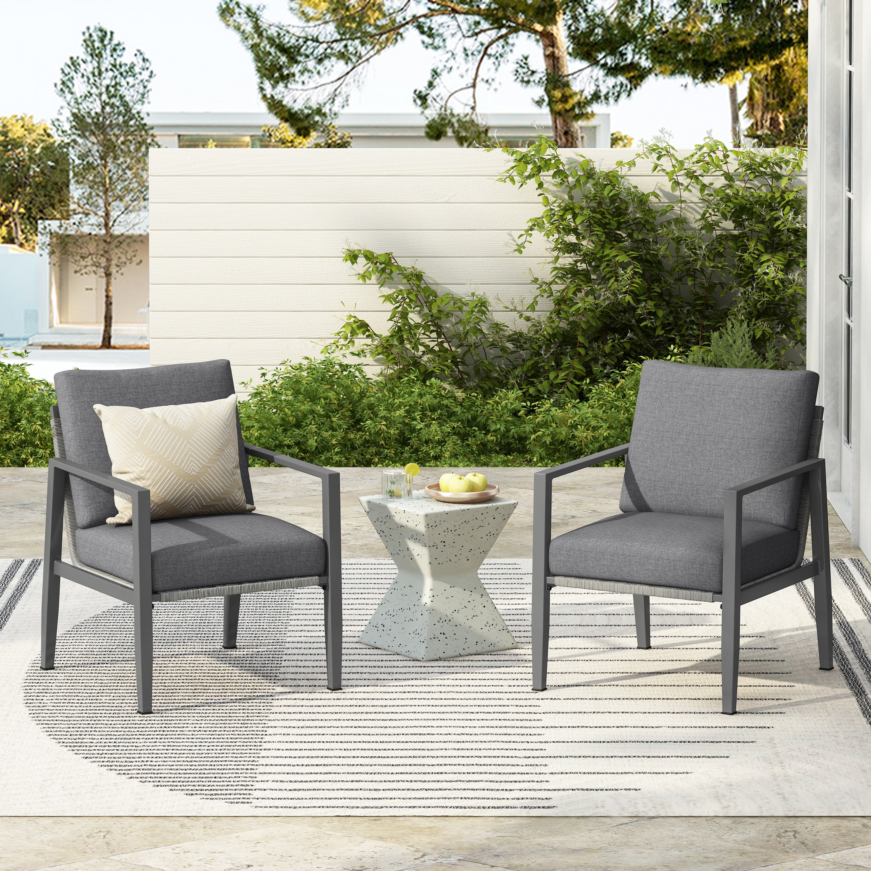 Christopher Knight Home Contemporary Comfort Lounge Chair Set of 2