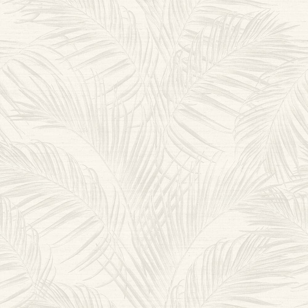 Galerie Wallcoverings Synergy Collection Lush Leaf Palm Sheen Finish Vinyl on Non-woven Wallpaper Roll