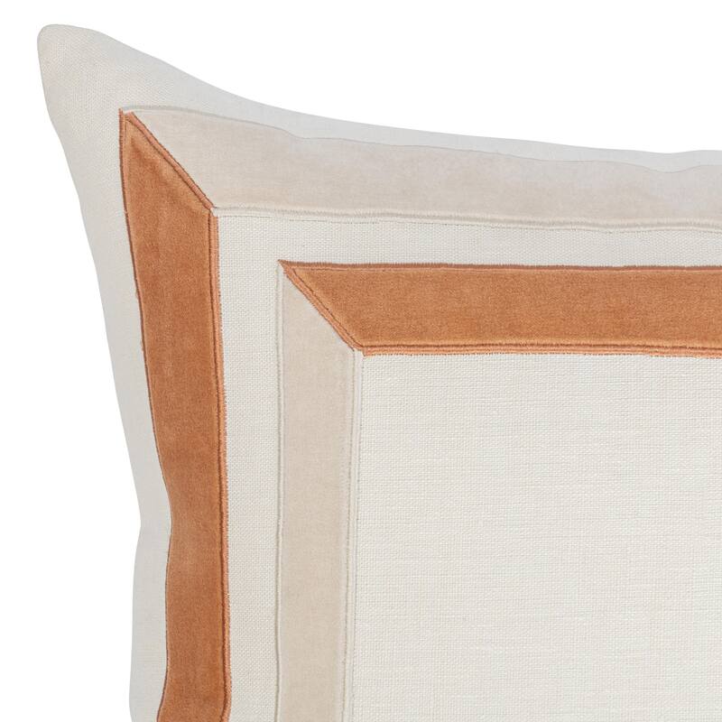 Villa by Classic Home Maybrook Linen Blend Throw Pillow
