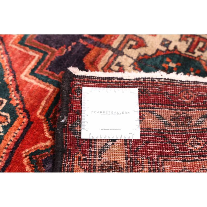 ECARPETGALLERY Hand-knotted Konya Anatolian Dark Navy, Red Wool Rug - 3'10 x 10'1