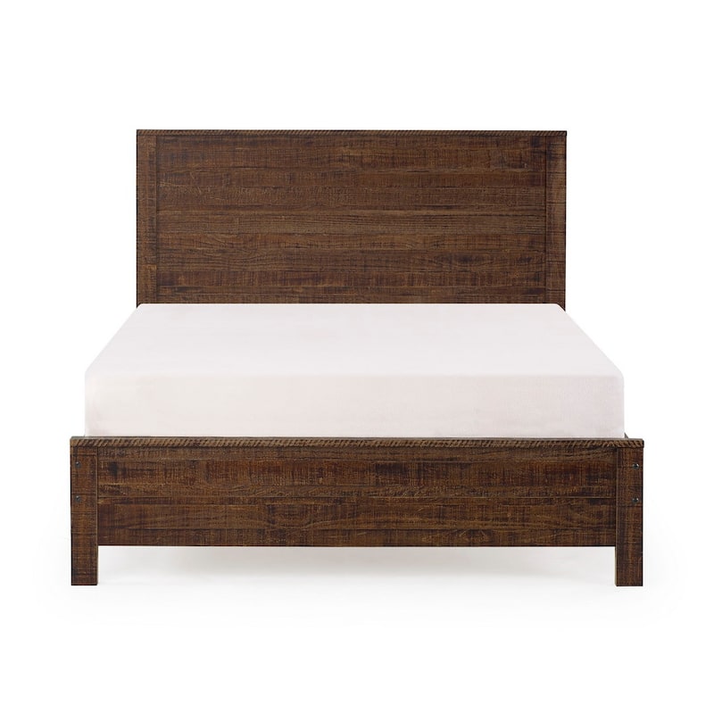 Yes4wood Albany Queen Bed Frame with Headboard, Solid Wood