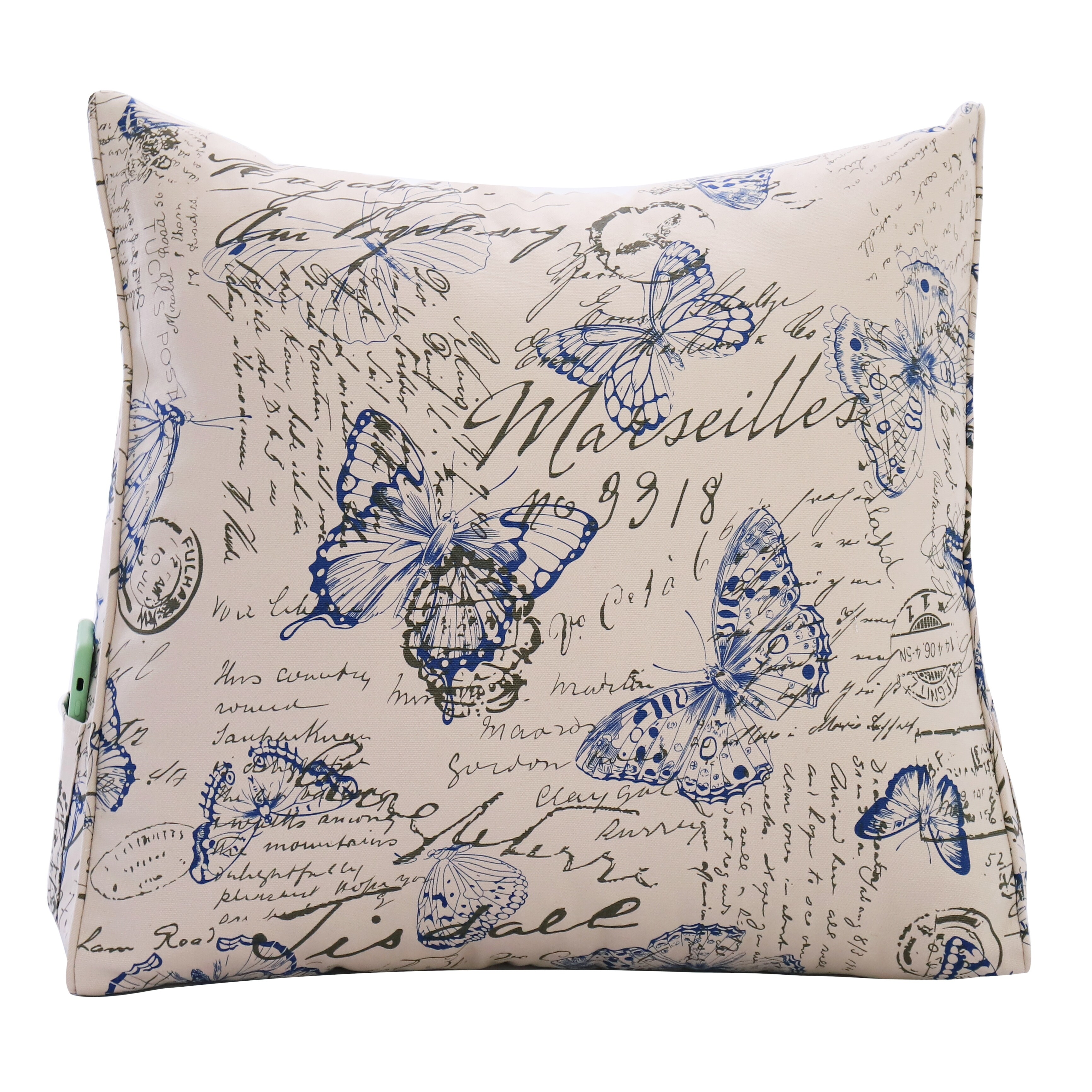 Kids Bed Rest Wedge Throw Pillow Decorative Sofa Back Support On