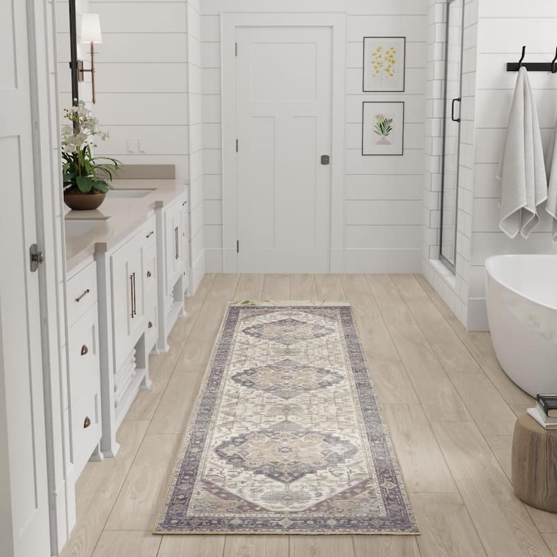 Nourison Vintage Washables Indoor only Persian Area Rug