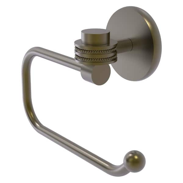 slide 2 of 29, Allied Brass Satellite Orbit One Collection Euro Style Toilet Tissue Holder with Dotted Accents