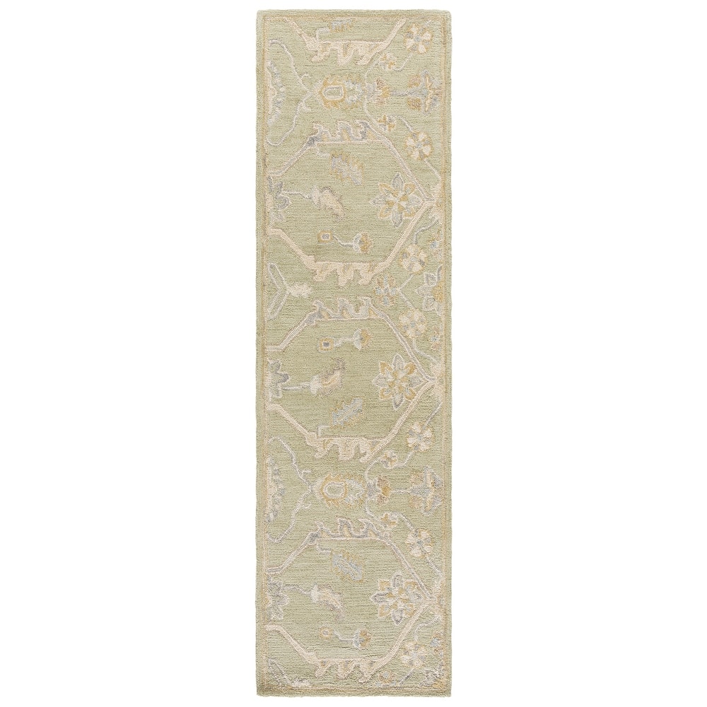 SAFAVIEH Handmade Blossom Eefke Modern Floral Wool Rug
