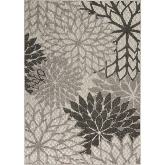 Nourison Aloha Floral Modern Indoor/Outdoor Area Rug