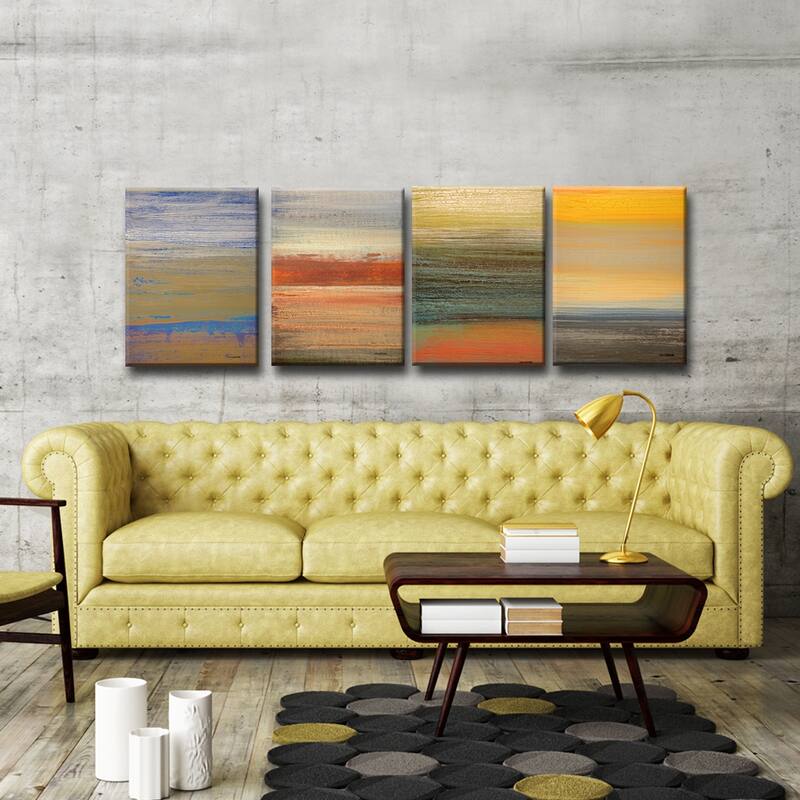 Destiny I-IV' 4 Pc (18 x 48) Wrapped Canvas Wall Art Set by Norman Wyatt Jr.