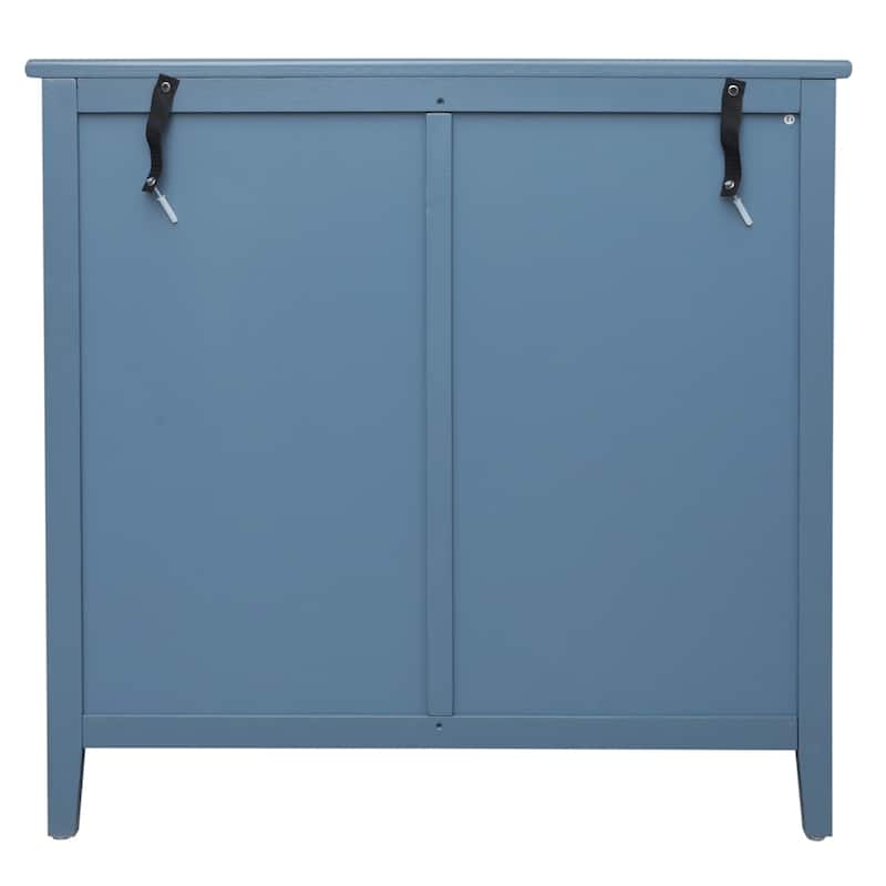 3 Drawer Nightstand,Natural Rattan,Suitable for Bedroom