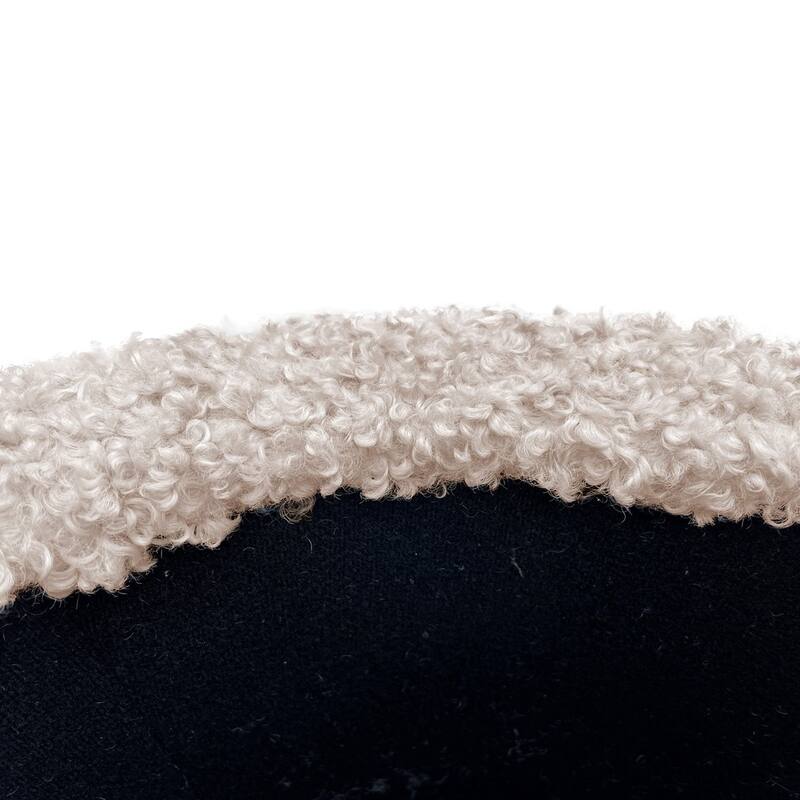 Practical Round Storage Ottoman for Home Organization