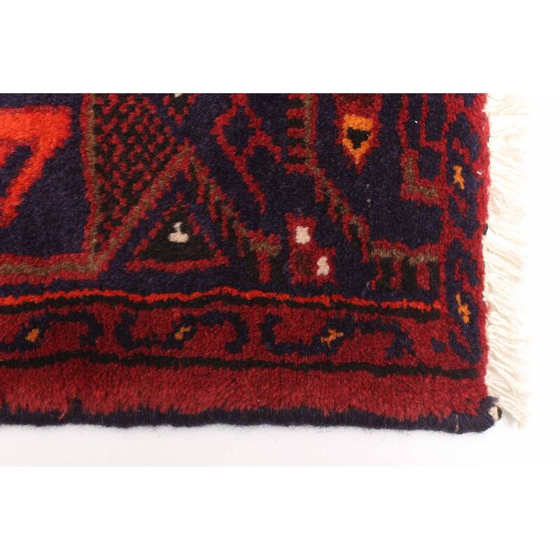 ECARPETGALLERY Hand-knotted Anadol Red Wool Rug - 4'2 x 6'7