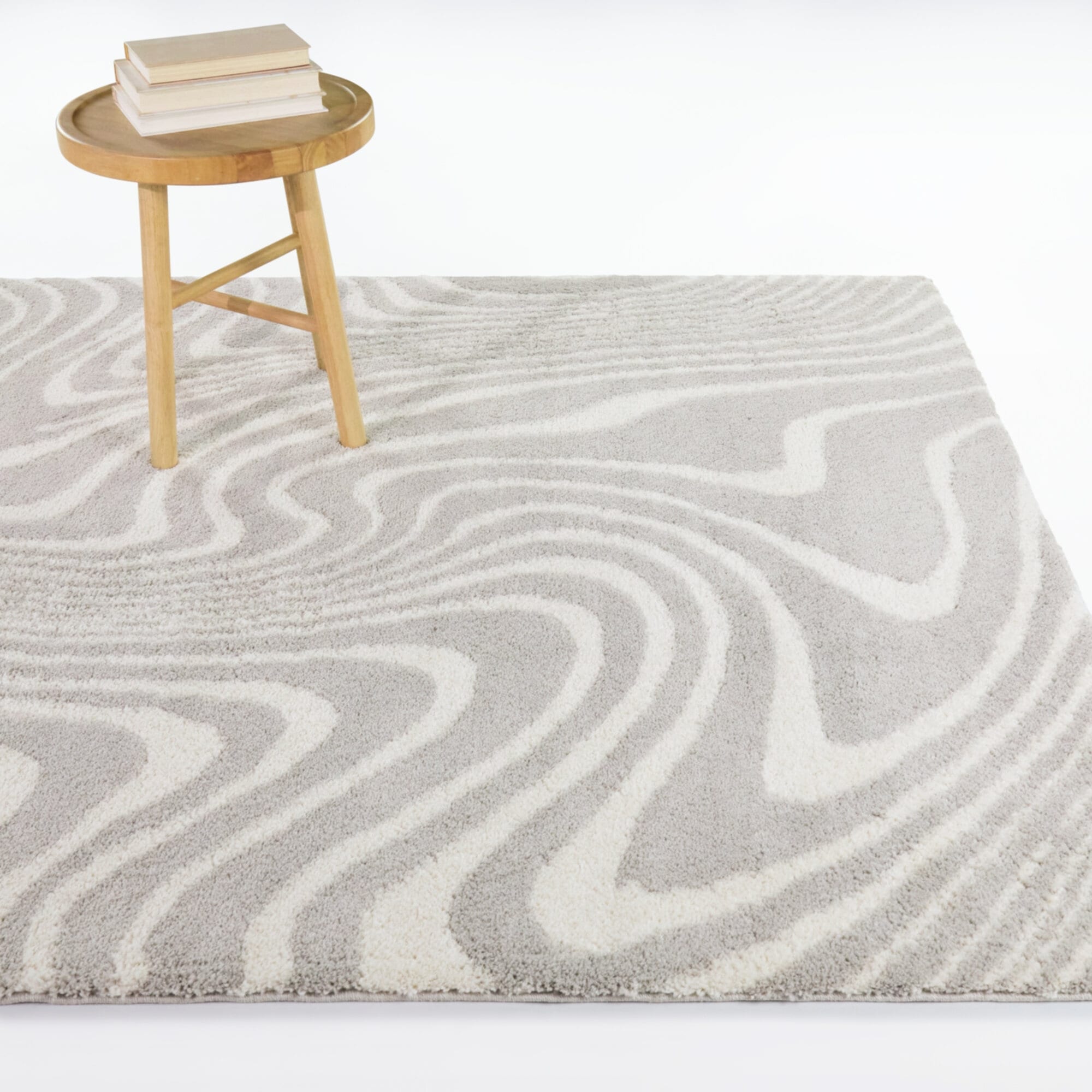 Bandinelli Wavy Abstract Modern Area Rug