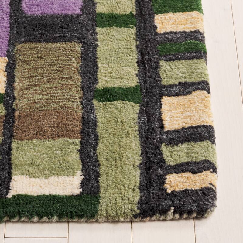 SAFAVIEH Handmade Rodeo Natusuko Drive Modern Contemporary Wool Rug